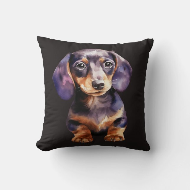 Baby Dachshund Kudde (Framsida)