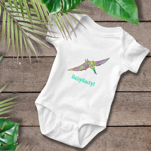 Baby dactyl Colorful pterodactyl Cute Dinosaur T Shirt