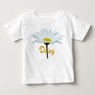 Baby Daisy T-shirt Personlig Daisy Baby Shirt