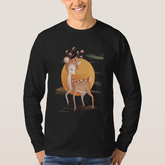 Baby Deer Adorable Fawns For Youth and Adult T Shirt (Framsida)