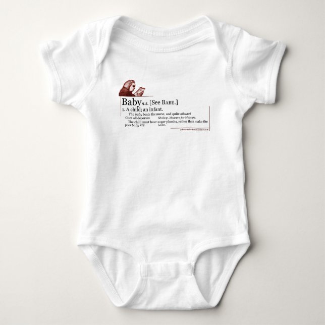 "Baby" definition Onsie Tröja (Framsida)