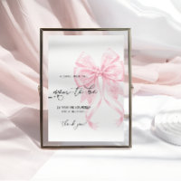 Baby dess Kall Bow Baby Shower Adress och kuvert