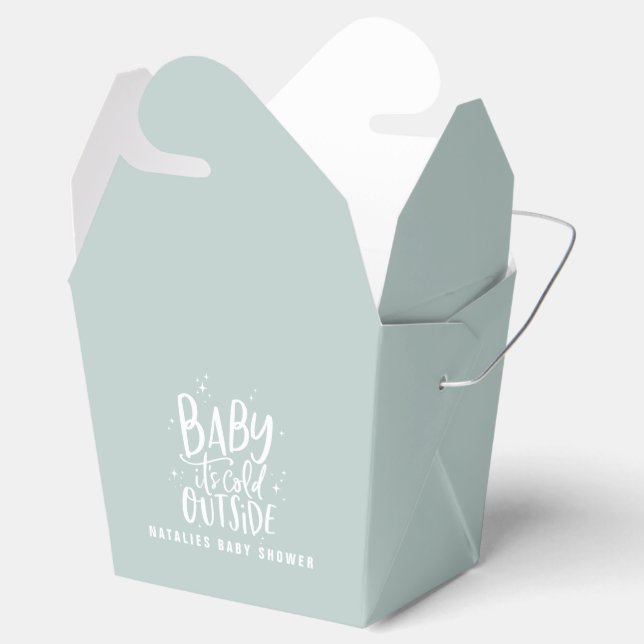 Baby dess kall utanför babyduschen presentaskar (Öppnad)