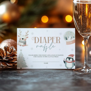 Baby dess Kall utanför babyskor Förkläde Raffle Tilläggskort