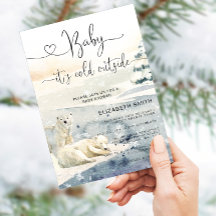 Baby dess Kall utanför babyvisningsinbjudan