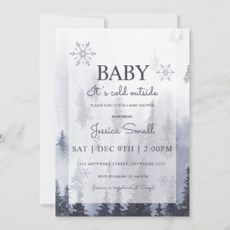 Baby dess Kall utanför babyvisningsinbjudan Inbjudningar