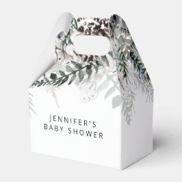 Baby dess kall utanför barnduschförmånslådan presentaskar