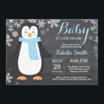 Baby dess Kall utanför Penguin Boy Baby Shower Inbjudningar<br><div class="desc">Baby dess Kall utanför Penguin Boy Baby Shower-inbjudan.Pojkbabyinbjudan. Baby Penguin. Winter Helgdag Baby Shower Inbjudan. Blå och vita Snöflingor. Bakgrund till kretskort.
Om du vill göra ytterligare anpassningar klickar du på knappen Anpassa och användor verktygen som är utformat för att ändra mallen.</div>