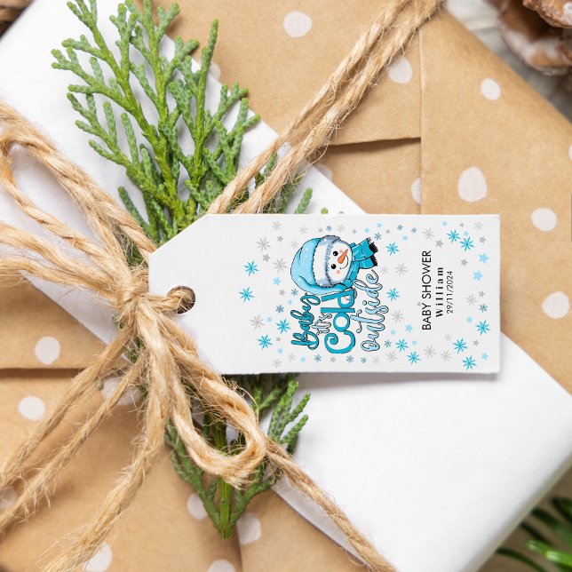 baby dess kall utanför presentetikett (Skapare uppladdad)