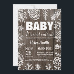 Baby dess Kall utanför Rustic Winter Baby Shower Inbjudningar<br><div class="desc">Baby dess Kall utanför Rustic Winter Baby Shower-inbjudan. Vit snöflummel. Bjud in barn eller flicka. Winter Helgdag Baby Shower Inbjudan. Rustic Wood Background. Land Vintage Retro Barn. Om du vill göra ytterligare anpassningar klickar du på knappen "Anpassa" och användor verktyg som är utformat för att ändra mallen.</div>