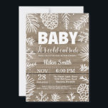 Baby dess Kall utanför Rustic Winter Baby Shower Inbjudningar<br><div class="desc">Baby dess Kall utanför Rustic Winter Baby Shower-inbjudan. Vit snöflummel. Bjud in barn eller flicka. Winter Helgdag Baby Shower Inbjudan. Rustic Wood Background. Land Vintage Retro Barn. Om du vill göra ytterligare anpassningar klickar du på knappen "Anpassa" och användor verktyg som är utformat för att ändra mallen.</div>