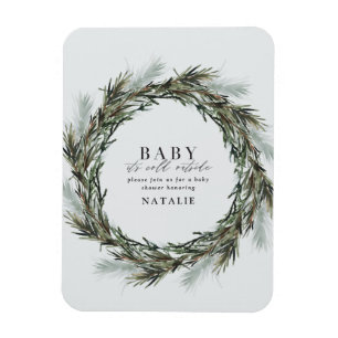 baby dess kall utanför vattenfärgen baby av kran magnet