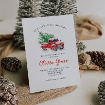 Baby dess Kall utanför Vinter Red Lastbil Baby Sho