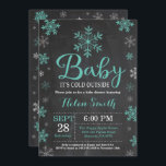 Baby dess Kall utanför Vinterbabyskor Inbjudningar<br><div class="desc">Baby dess Kall utanför Winter Baby Shower-inbjudan.Flickbarnskussinbjudan. Winter Helgdag Baby Shower Inbjudan. Aqua och White Snöflingor. Bakgrund till kretskort.
Om du vill göra ytterligare anpassningar klickar du på knappen Anpassa och användor verktygen som är utformat för att ändra mallen.</div>