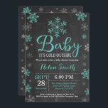 Baby dess Kall utanför Vinterbabyskor Inbjudningar<br><div class="desc">Baby dess Kall utanför Winter Baby Shower-inbjudan.Flickbarnskussinbjudan. Winter Helgdag Baby Shower Inbjudan. Aqua och White Snöflingor. Bakgrund till kretskort.
Om du vill göra ytterligare anpassningar klickar du på knappen Anpassa och användor verktygen som är utformat för att ändra mallen.</div>