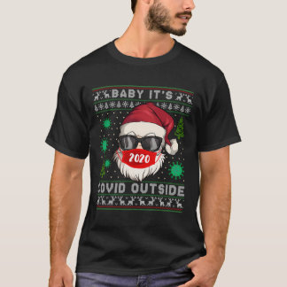 Baby Det är C O-V I D utanför Santa Ugly jul S T Shirt