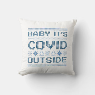 Baby Det är Covid utanför Kudde
