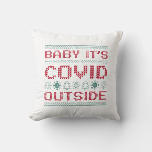Baby Det är Covid utanför Kudde