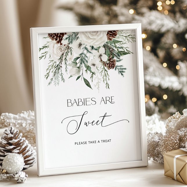 Baby... Det är kall utanför Allgrön Spädbarn är sö Poster (Skapare uppladdad)