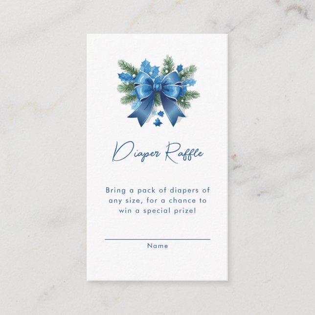 Baby Det är Kall utanför babybodsklossen på vinter Tilläggskort (Framsida)