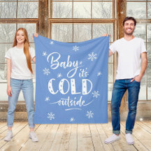 Baby Det är Kall utanför blått