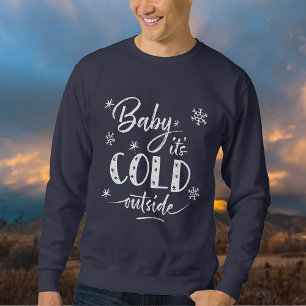 Baby Det är Kall utanför Indigo Blue Lång Ärmad Tröja