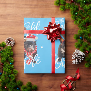 Baby Det är Kall utanför julfransbull Hund T- Presentpapper