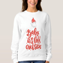 Baby Det är Kall utanför julklapp T Shirt