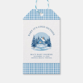 Baby Det är Kall utanför Märkrn för gift Presentetikett