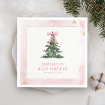 Baby Det är Kall utanför Rosa Bow Baby Shower