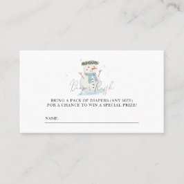 Baby Det är Kall utanför skymningen Raffle Biljett