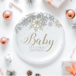 Baby Det är Kall utanför snöflammans babyskor