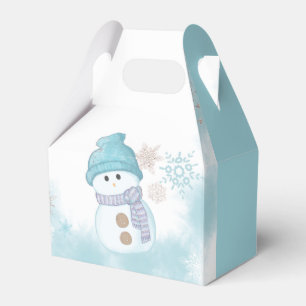 Baby Det är Kall utanför Snögubbe babyskabinka Presentaskar