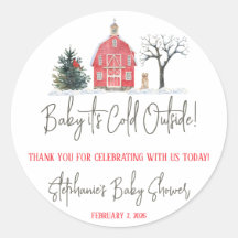 Baby Det är Kall utanför, vinterhalshuggare för ba