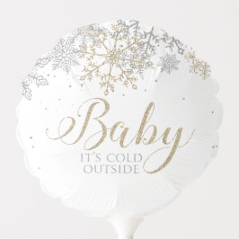 Baby Det är Kall utanför Winter Baby Shower
