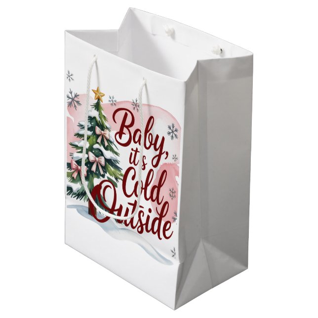 Baby, det är Kall utanför Winter Baby Shower (Framsidan Vinklad)