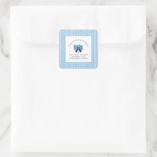 Baby Det är Kall utanför Winter Baby Shower Fyrkantigt Klistermärke
