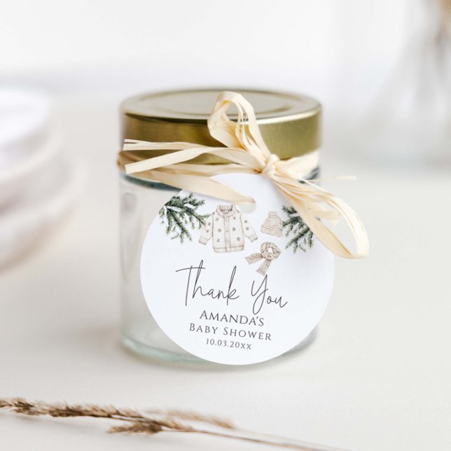 Baby Det är Kall utanför Winter Baby Shower Gåvor Etiketter (Skapare uppladdad)
