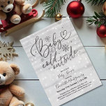 Baby Det är Kall utanför Winter Baby Shower Inbjudningar<br><div class="desc">Baby Det är Kall utanför besöket för babyskor för vinter</div>