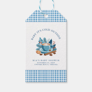 Baby Det är Kall utanför Winter Baby Shower Presentetikett