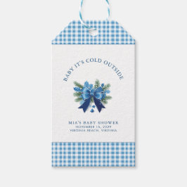 Baby Det är Kall utanför Winter Baby Shower Presentetikett