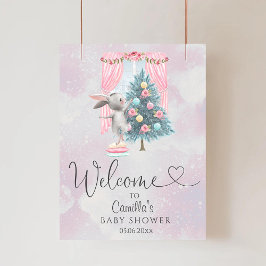 Baby Det är Kall utanför Winter Baby Shower Välkom Poster