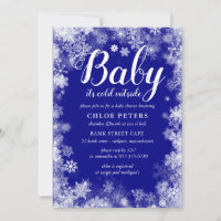 Baby Det är Kall utanför Winter Boy Shower