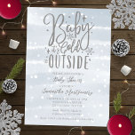 Baby Det är Kall utanför Winter Boy Shower Inbjudningar<br><div class="desc">Baby Det är Kall utanför Winter Boy Shower-inbjudan</div>