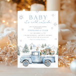 Baby Det är Kall utanför Winter Woodland Baby Show Inbjudningar<br><div class="desc">Baby Det är Kall utanför babyutlösarens inbjudan</div>