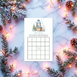 "Baby Det är Kallet utanför!" Baby Shower Bingo Ga