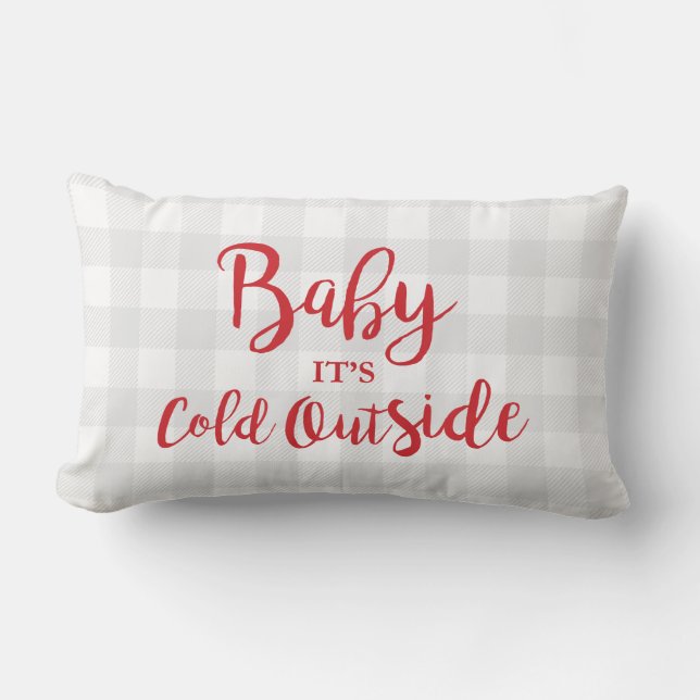 Baby Det är Kallet utanför Dekorativ kudde (Framsida)