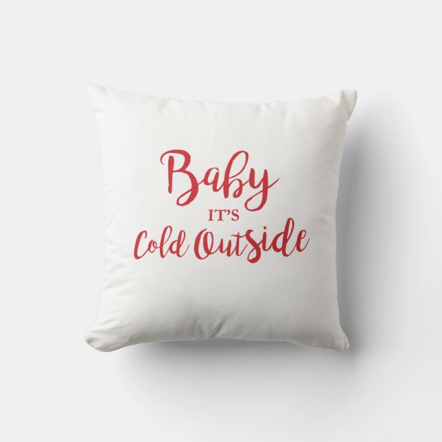 Baby Det är Kallet utanför Dekorativ kudde (Framsida)