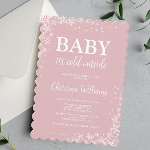 Baby Det är Kallet utanför inbjudan till babybabys