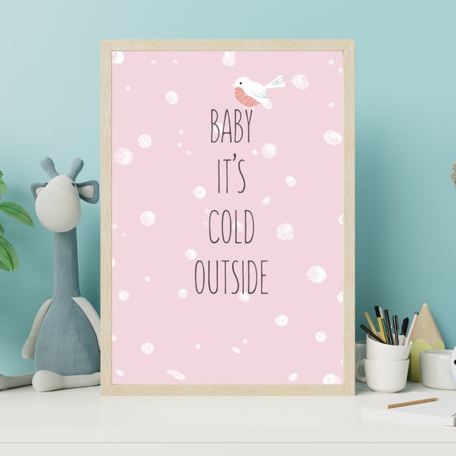 Baby, det är kallet utanför - julPoster Poster (Skapare uppladdad)